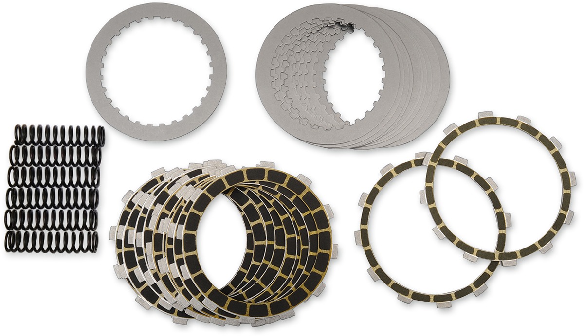 Complete Carbon Fiber Clutch Kit w/ Gasket - for 01-05 Kawasaki ZX12R - Click Image to Close