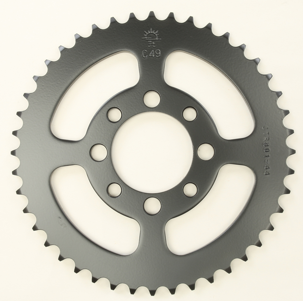 Steel Rear Sprocket - 44 Tooth 420 - For KLX110/L, Z125 Pro, DRZ110 - Click Image to Close