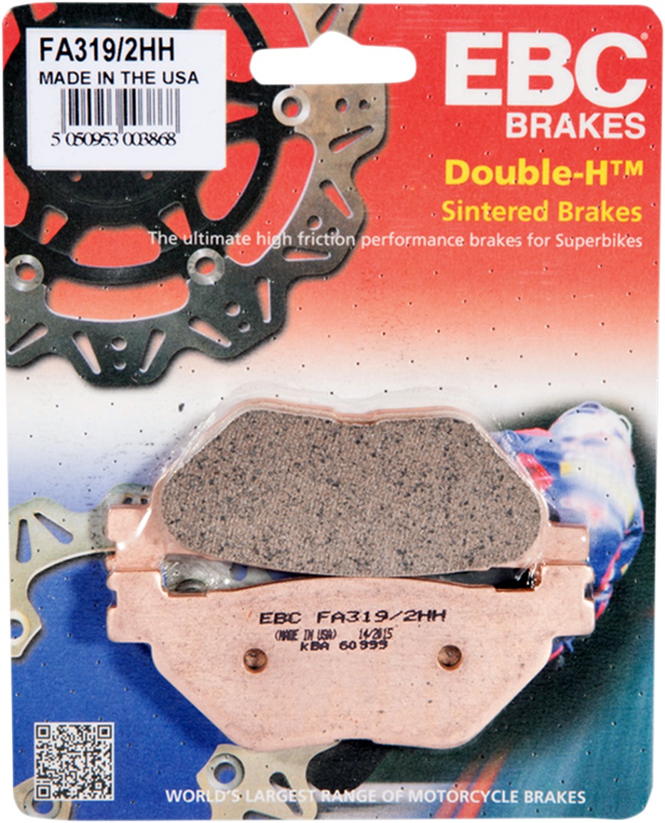 Sintered Double-H Rear Brake Pads - Yamaha - Click Image to Close