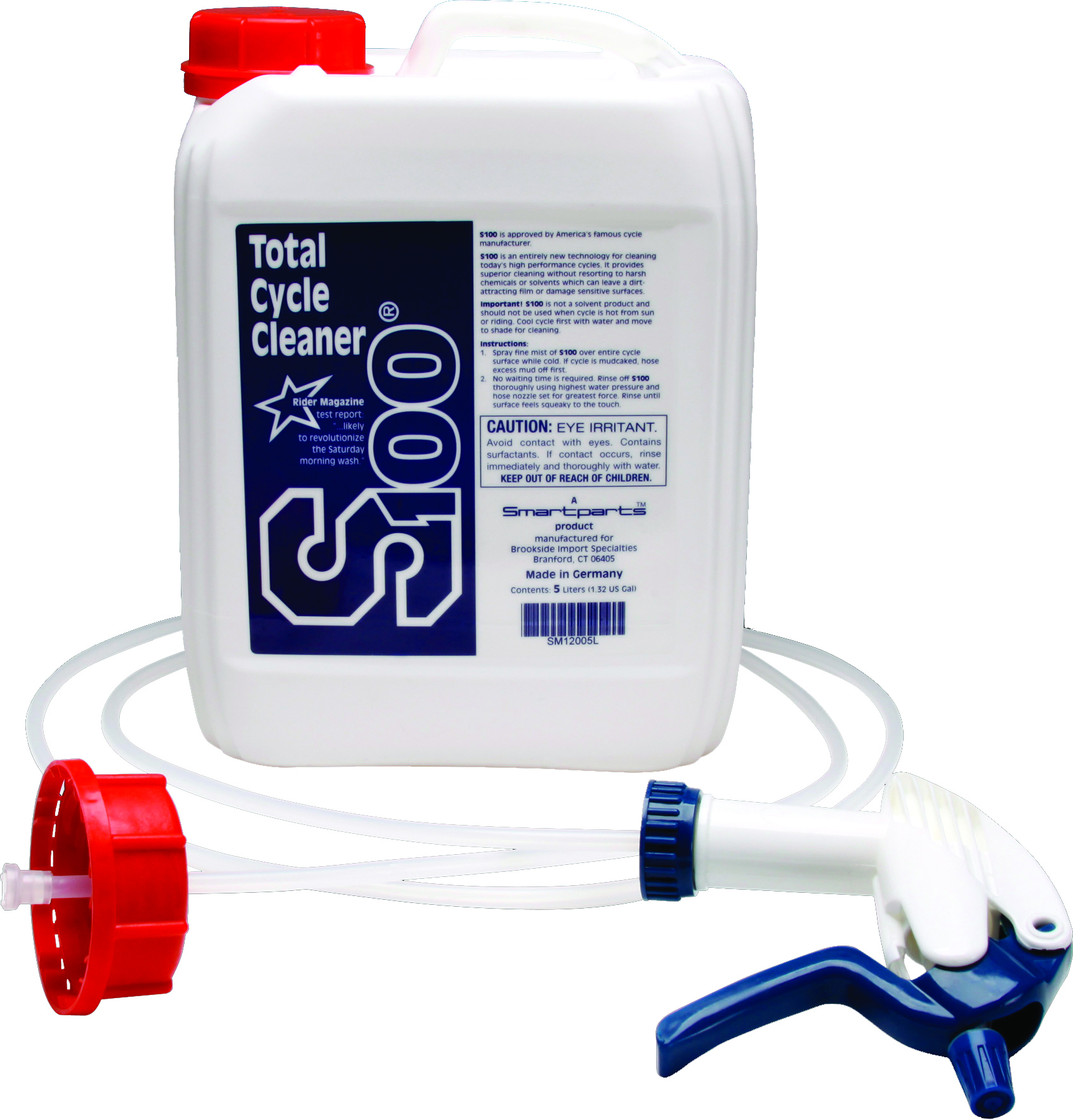 Total Cycle Cleaner 5 Liter Jug w/ Sprayer - Spray on-Hose off - Click Image to Close