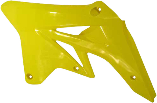 Radiator Shrouds - Yellow - For 07-09 Suzuki RMZ250 - Click Image to Close