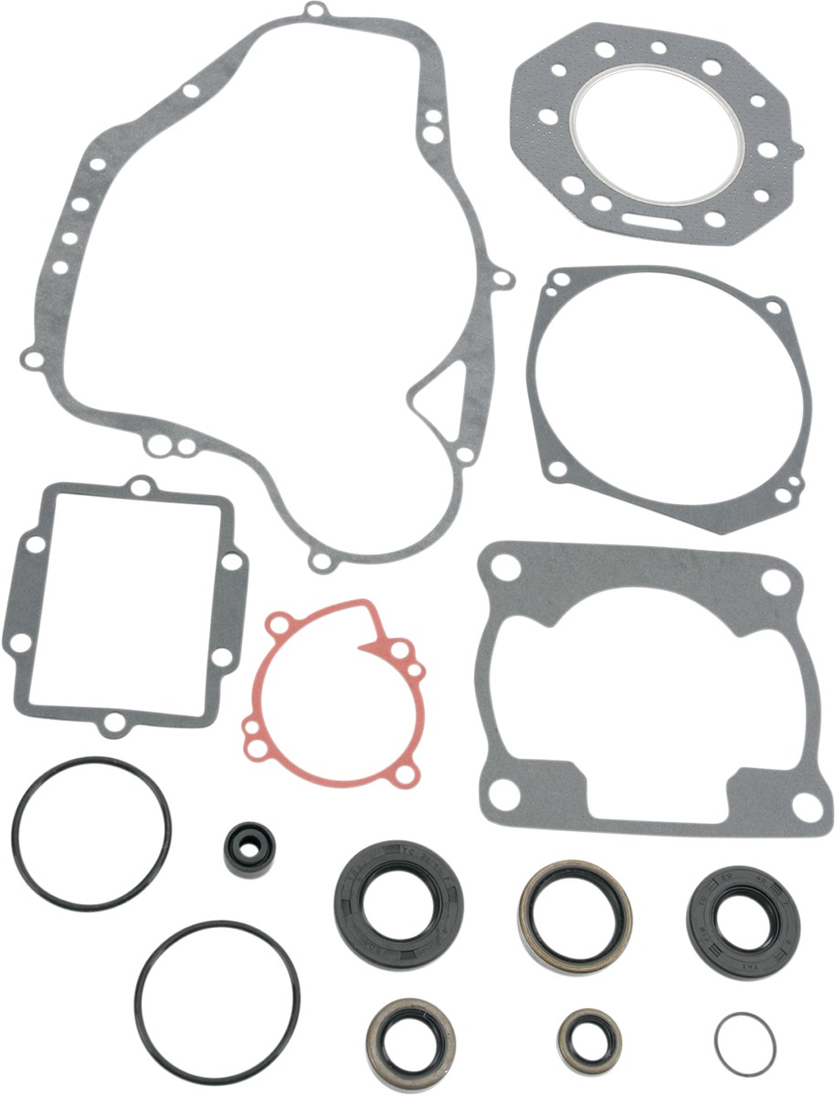 Complete Gasket Kit w/Oil Seals - For 84-85 Kawasaki KXT250 Tecate - Click Image to Close