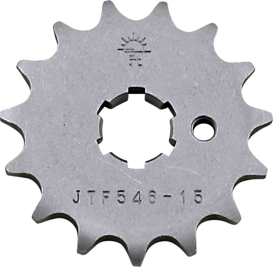 Front Steel Countershaft Sprocket - 15 Tooth 420 - Click Image to Close