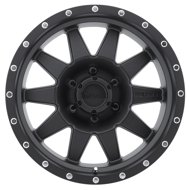 MR301 The Standard 17x9 -12mm Offset 6x5.5 108mm CB Matte Black Wheel - Click Image to Close