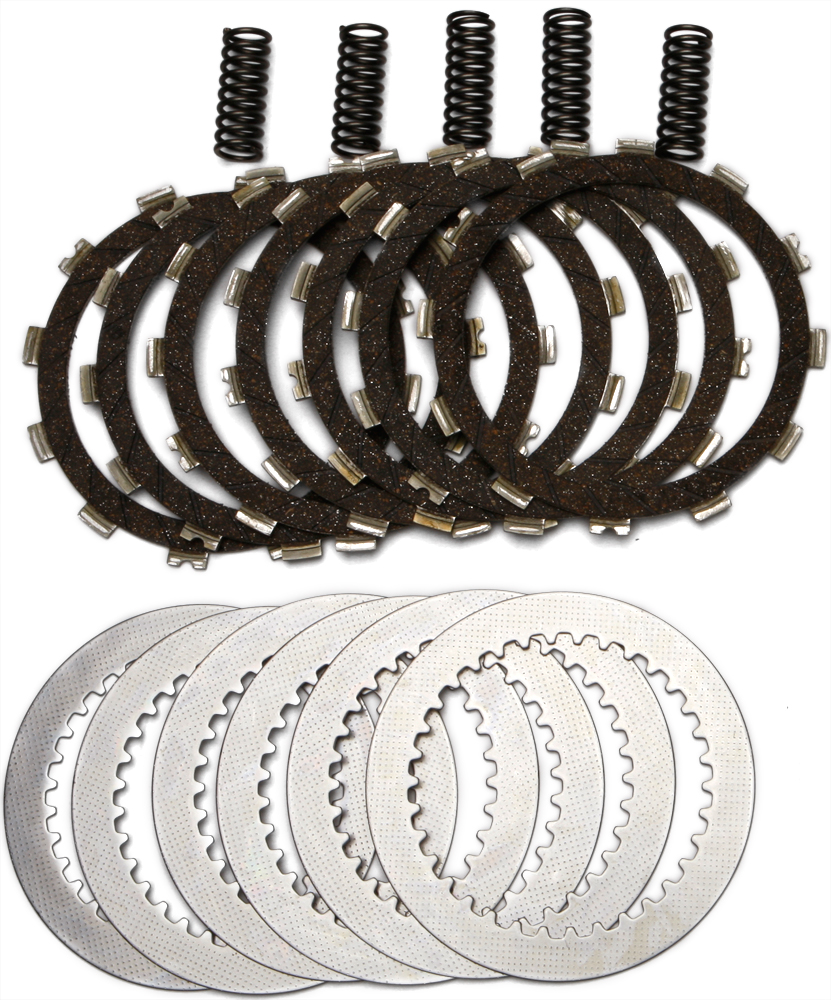 DRC Complete Clutch Kit - Cork CK Plates, Steels, & Springs - For 03-05 Kawasaki KX125 - Click Image to Close