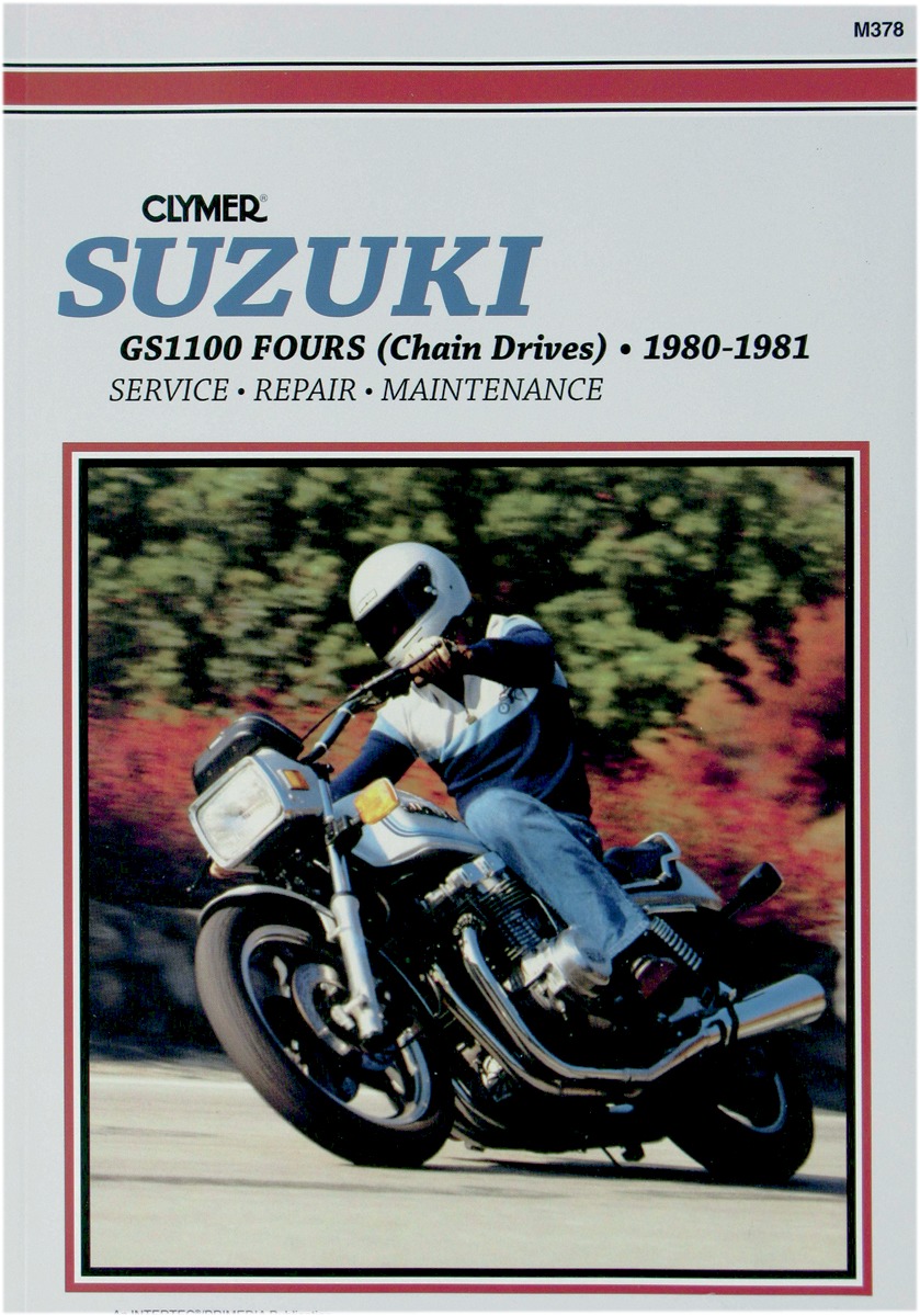 Shop Repair & Service Manual - Soft Cover - For 80-81 Suzuki GS1100 Fours w/ Chain Drive - Click Image to Close