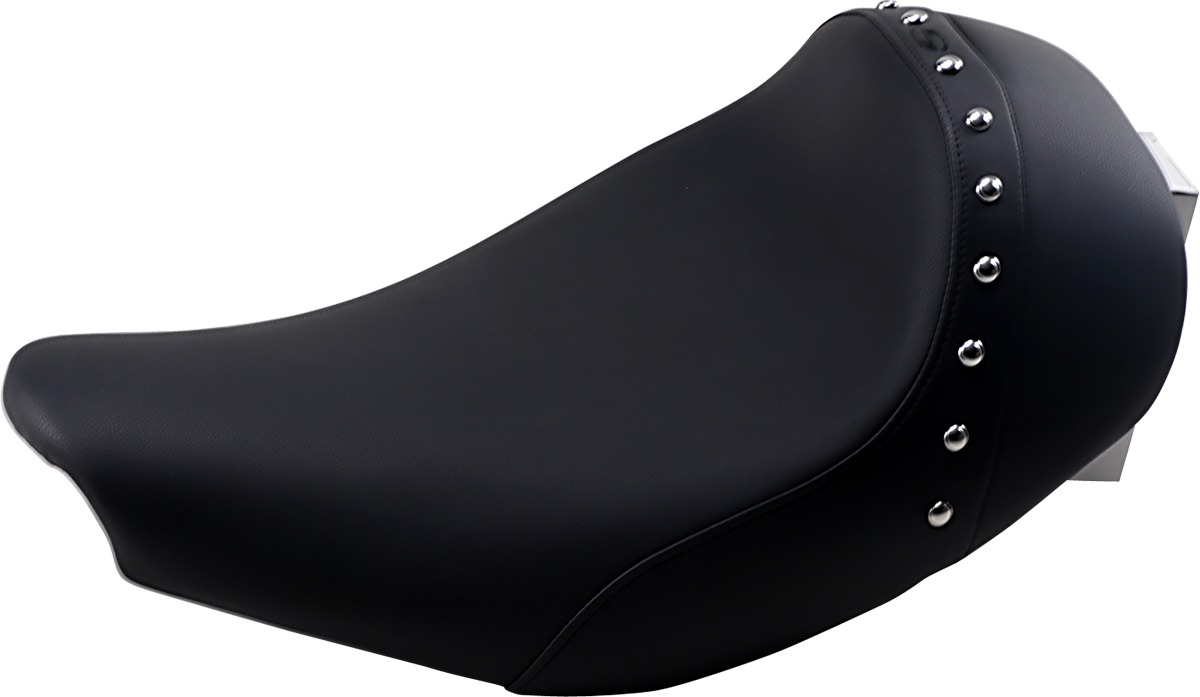 Renegade Studded Solo Seat Black Low - Click Image to Close