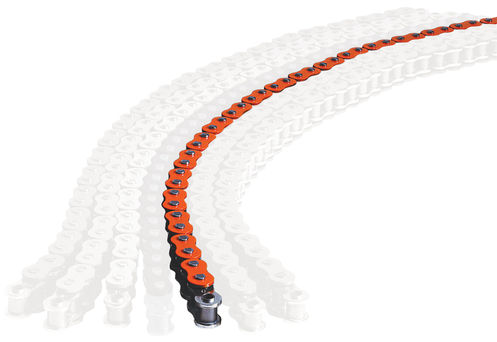 MVXZ2 Series Chain 530X120 Orange - Click Image to Close