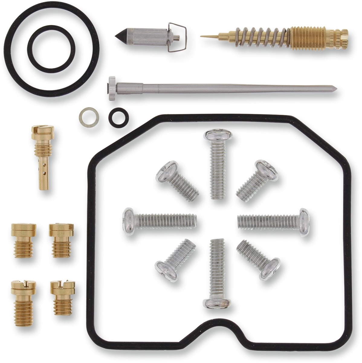 ATV Carburetor Repair Kit - For 97-05 Kawasaki KLF300 Bayou 4x4 - Click Image to Close