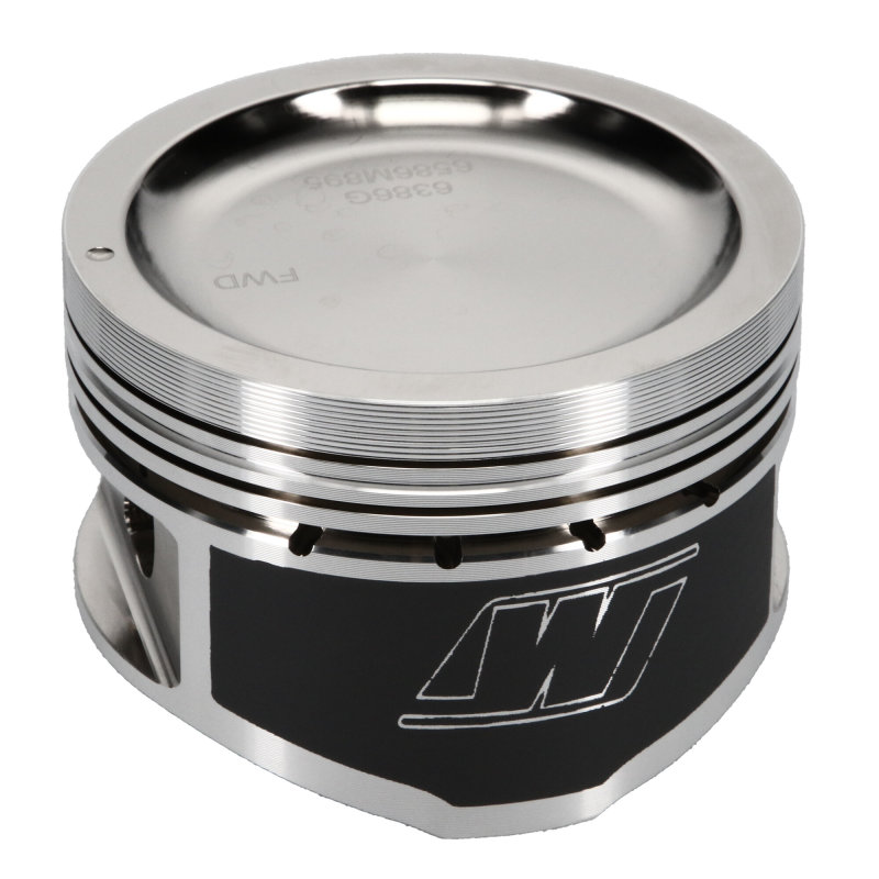 Wiseco Dished 9:1 CR 89.5 Piston Kit - For Nissan KA24 - Click Image to Close