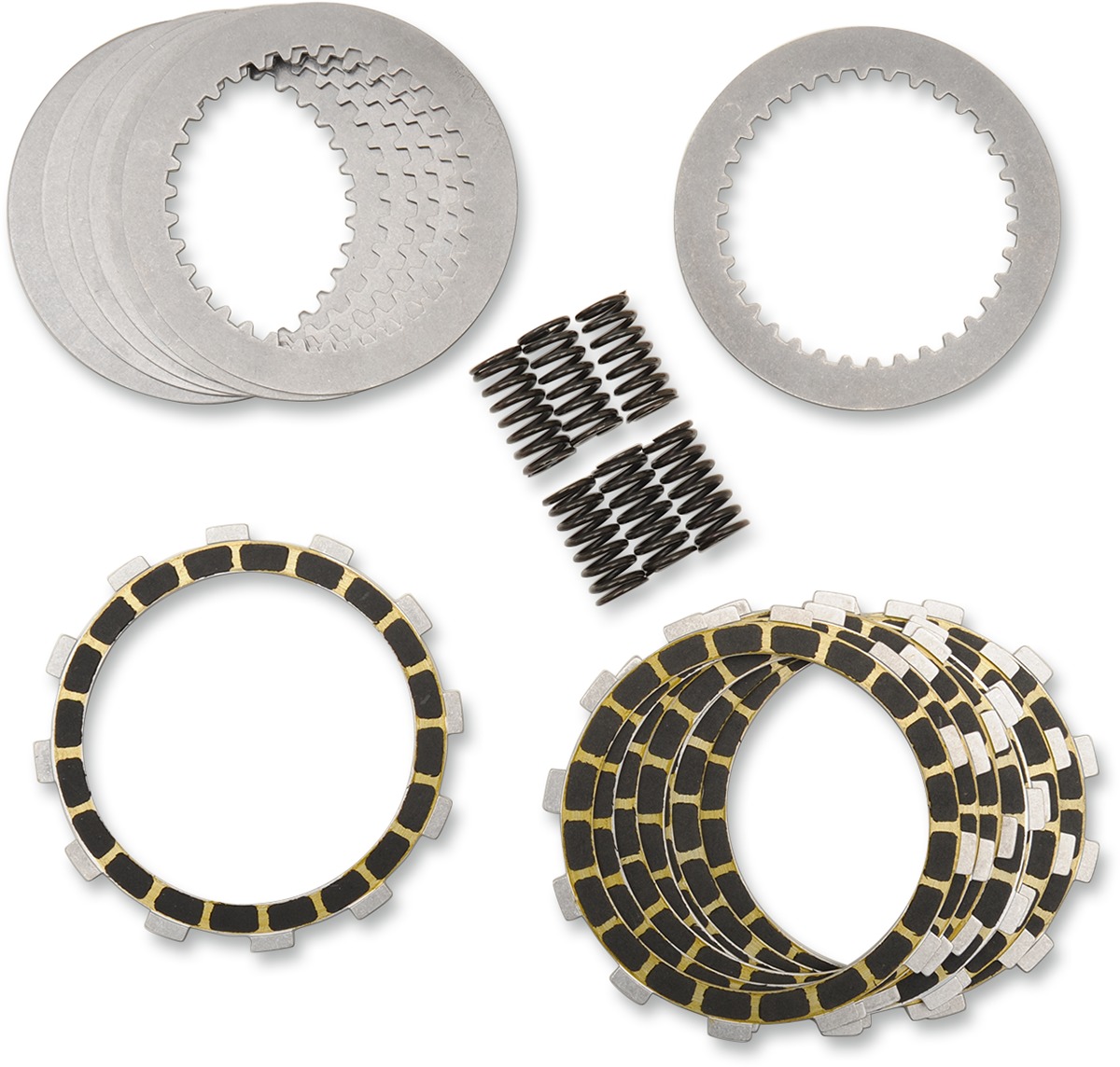 Complete Clutch Kit w/ Carbon Fiber Friction Plates - For 07-12 Kawasaki ZX6R & 2022 ZX6R - Click Image to Close