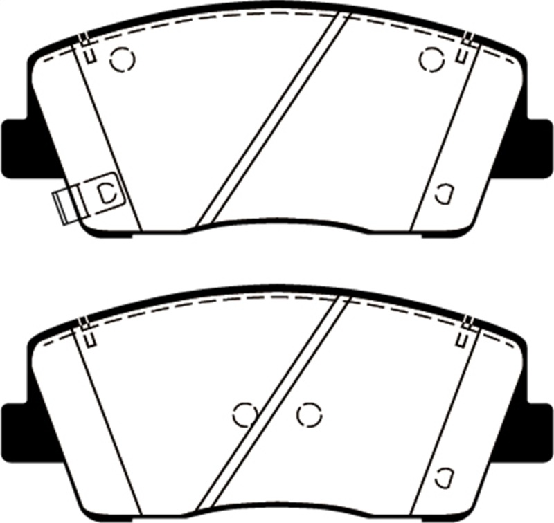 Redstuff Front Brake Pads - For 2019+ Genesis G70 2.0T - Click Image to Close