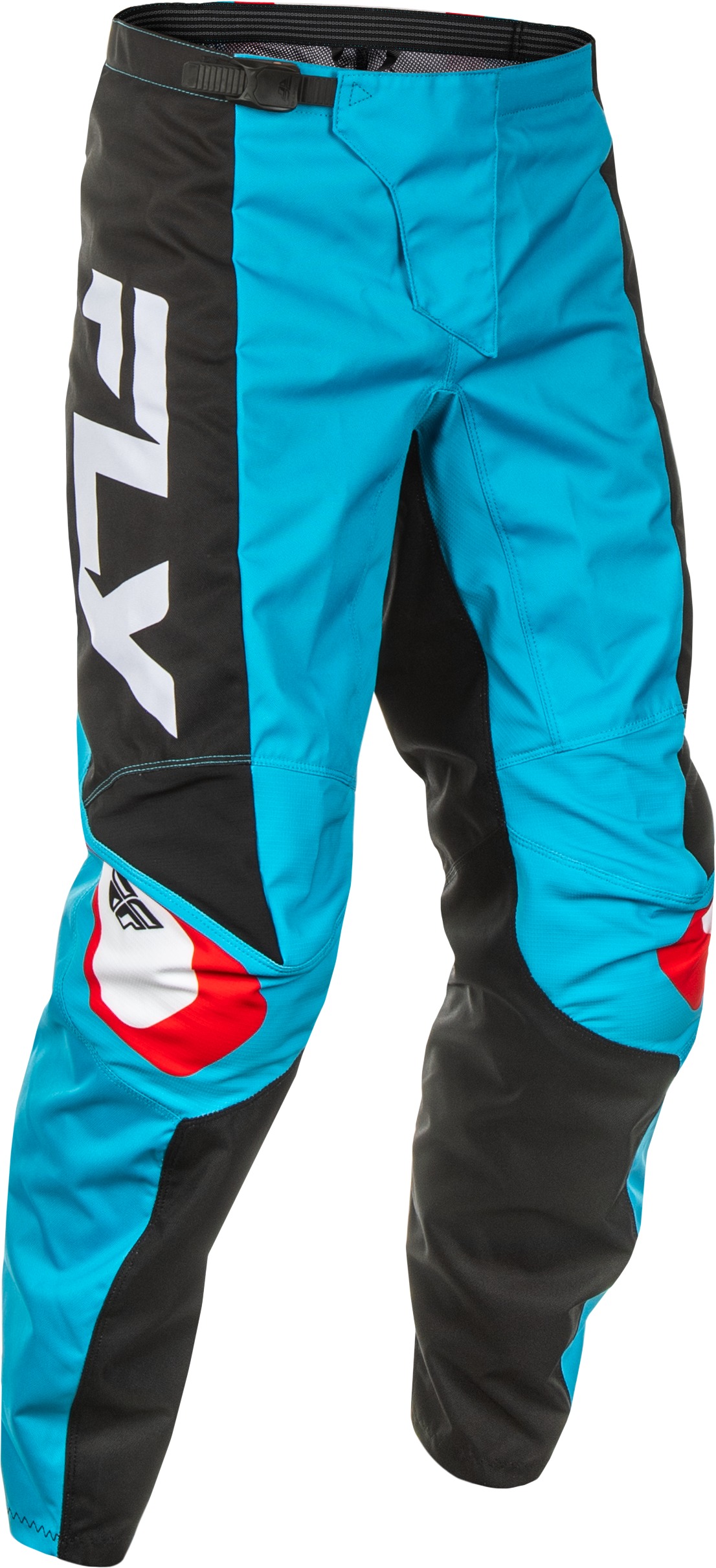 Fly Racing F-16 Pants Cyan/Black/White Men's Size 40 - Men's motocross pants in Cyan/Black/White, Size 40 - Click Image to Close