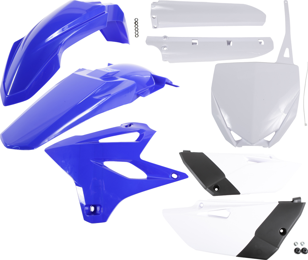 Full Plastic Kit - Blue/White/Black Original 2015 - For 15-18 Yamaha YZ85 - Click Image to Close