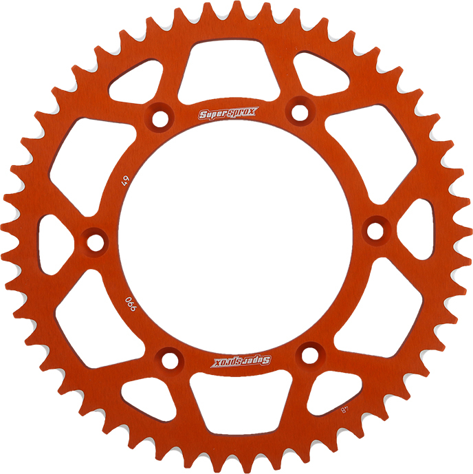 Aluminum Rear Sprocket 49T Orange - Click Image to Close