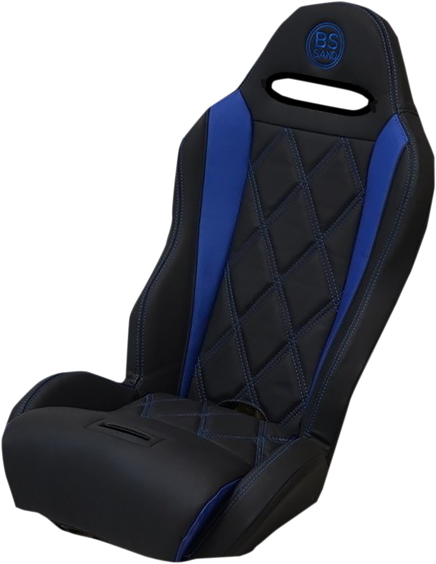 Black/Blue Performance Diamond Front Seat - For 20+ Polaris RZR Pro XP - Click Image to Close