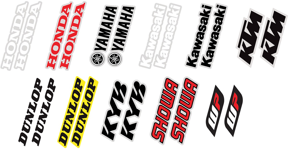 Generic Fork and Swingarm Stickers - Fork And Swing Arm Stickers - Click Image to Close