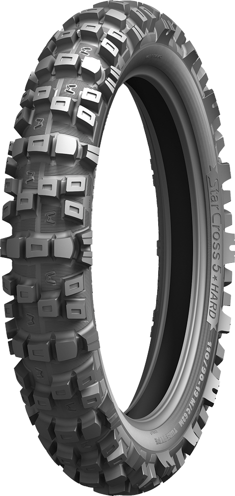 110/90-19 StarCross 5 Hard Rear Motorcycle Tire - TT - Click Image to Close