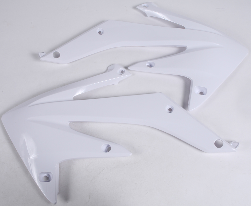 Radiator Shrouds - White - For 05-08 Honda CRF450R - Click Image to Close