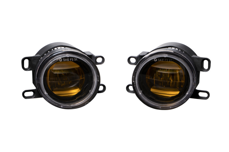 Elite Series Type CGX Fog Lamps - Yellow (Pair) - Click Image to Close