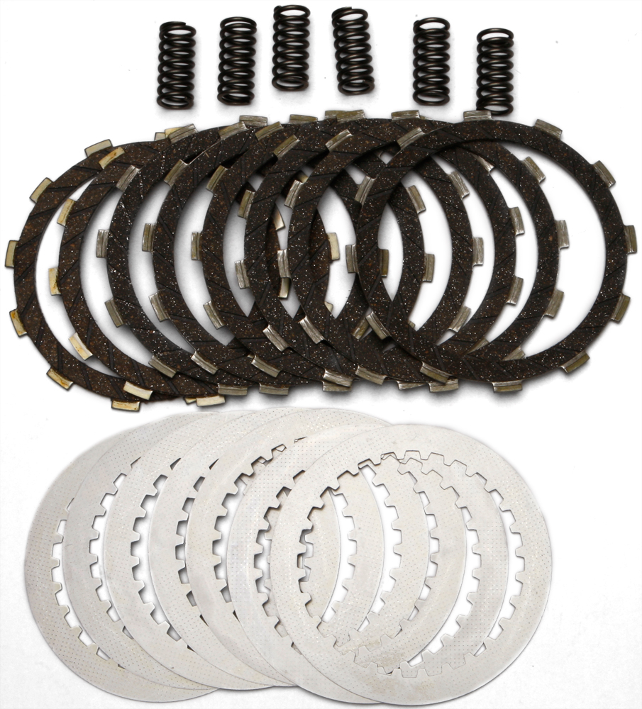 DRC Complete Clutch Kit - Cork CK Plates, Steels, & Springs - For 99-01 Suzuki RM125 - Click Image to Close