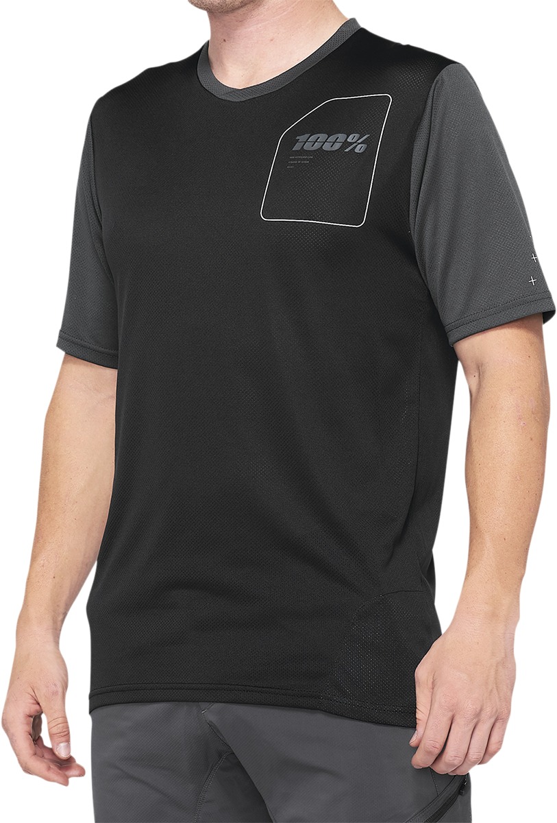 Men's Ridecamp Jersey - Ridecamp Jsy Blkcha Xl - Click Image to Close