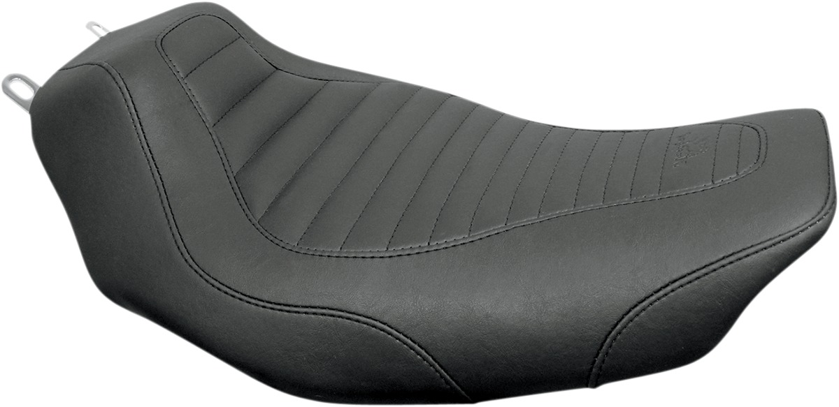 Tripper Ribbed/Stitched Synthetic Leather Solo Seat - For 97-07 Harley FLHR FLHX - Click Image to Close