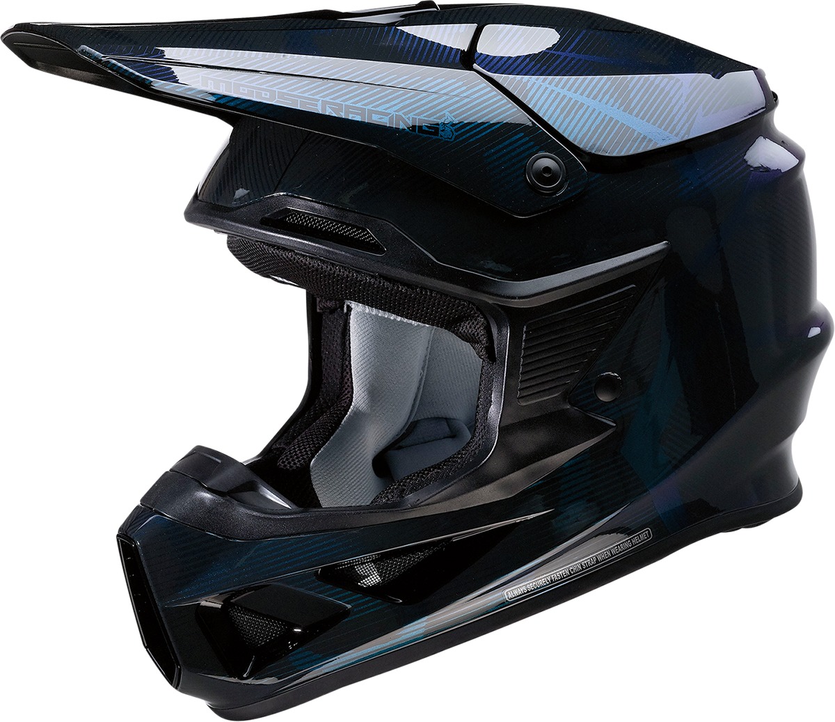 F.I. Agroid Camo Iridescent Blue MIPS Helmet XS - Click Image to Close