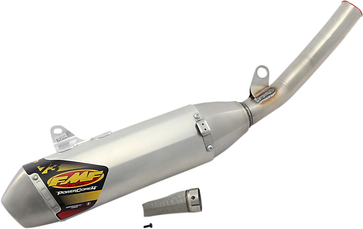 Powercore 4 Hex Slip On Exhaust w/ S/A - For 19-24 YZ250F & 20-24 YZ250FX - Click Image to Close