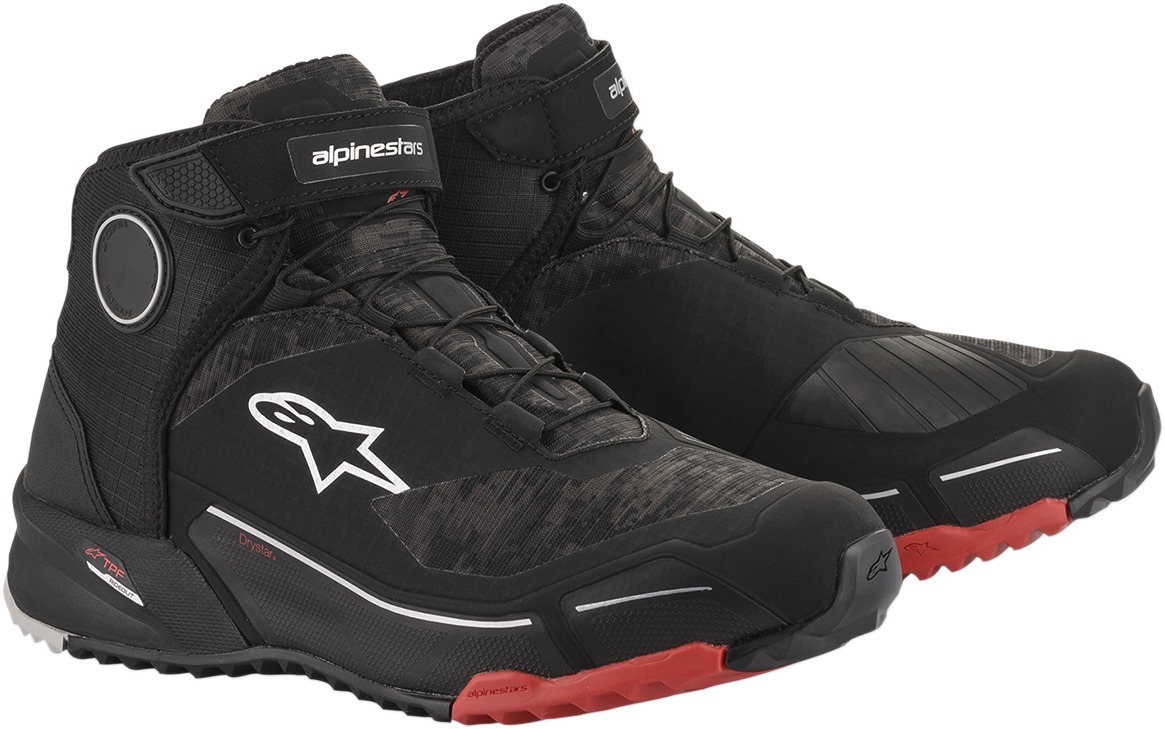 CR-X Drystar Shoes Black Camo/Red US 10.5 - Click Image to Close