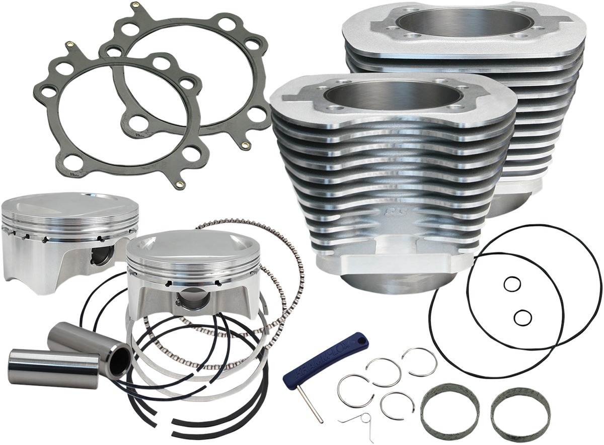 98" Big Bore Kit - S&S 98 Big Bore Kit Slvr - Click Image to Close