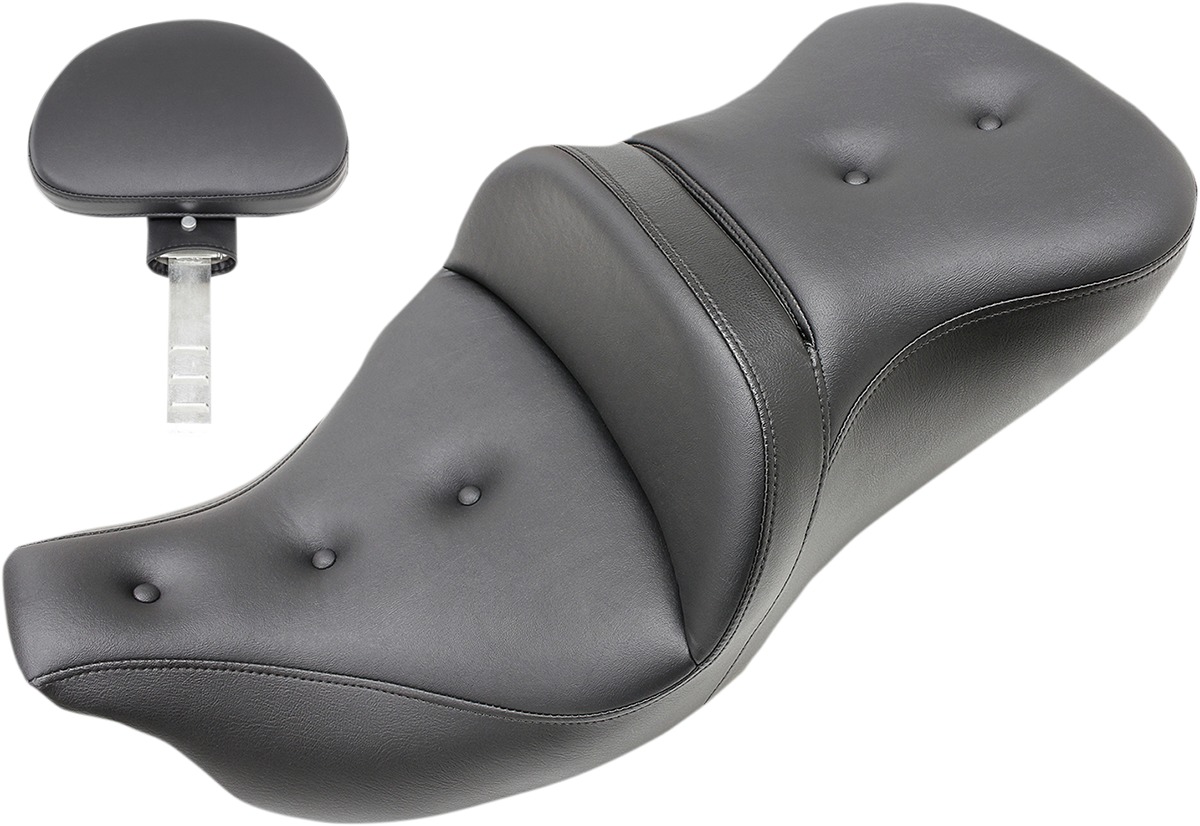 Road Sofa Pillow 2-Up Seat - Black - For Touring - Click Image to Close