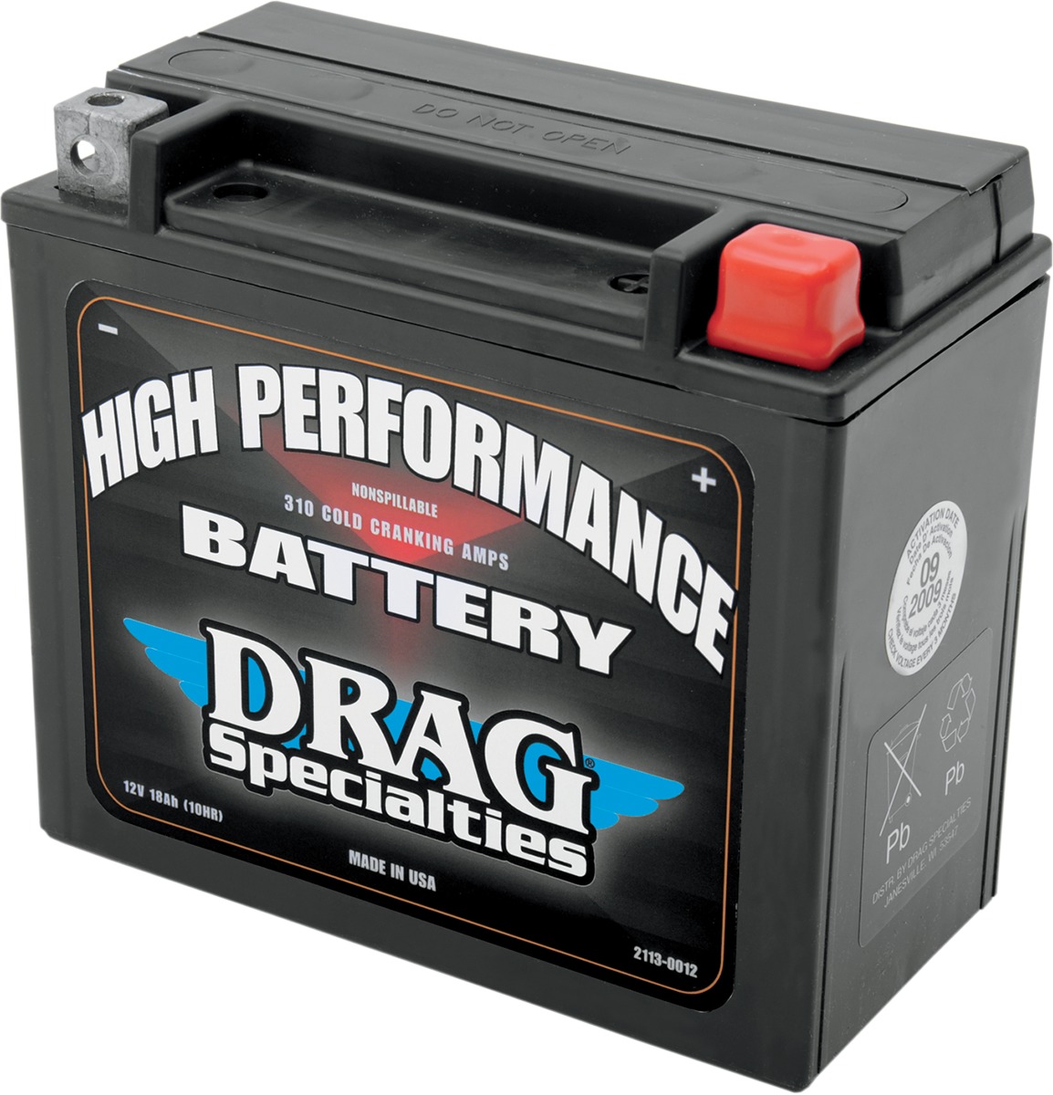 YTX AGM Maintenance Free Battery 310CCA 12V 18Ah Factory Activated - Replaces YTX20HL-BS - Click Image to Close