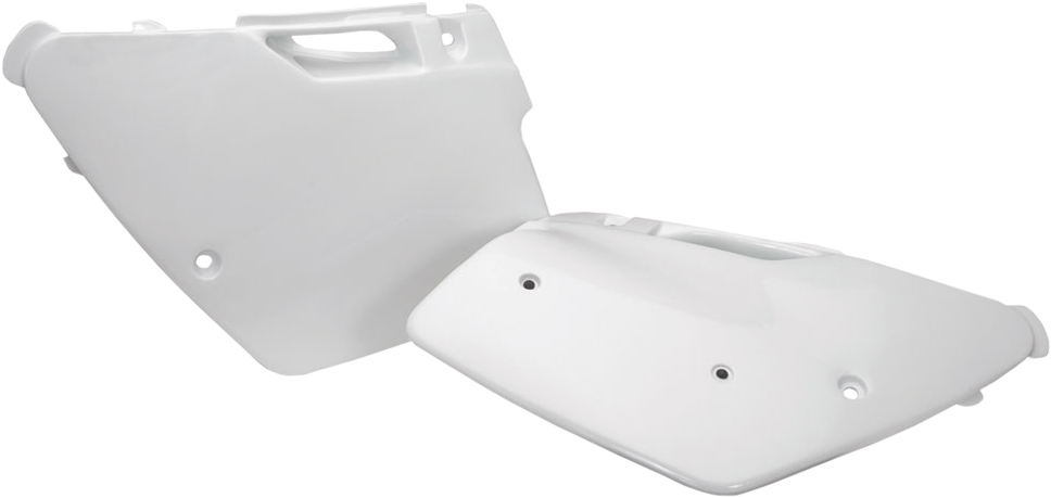 Side Panels - White - For 94-98 Kawasaki KX250 KX125 - Click Image to Close