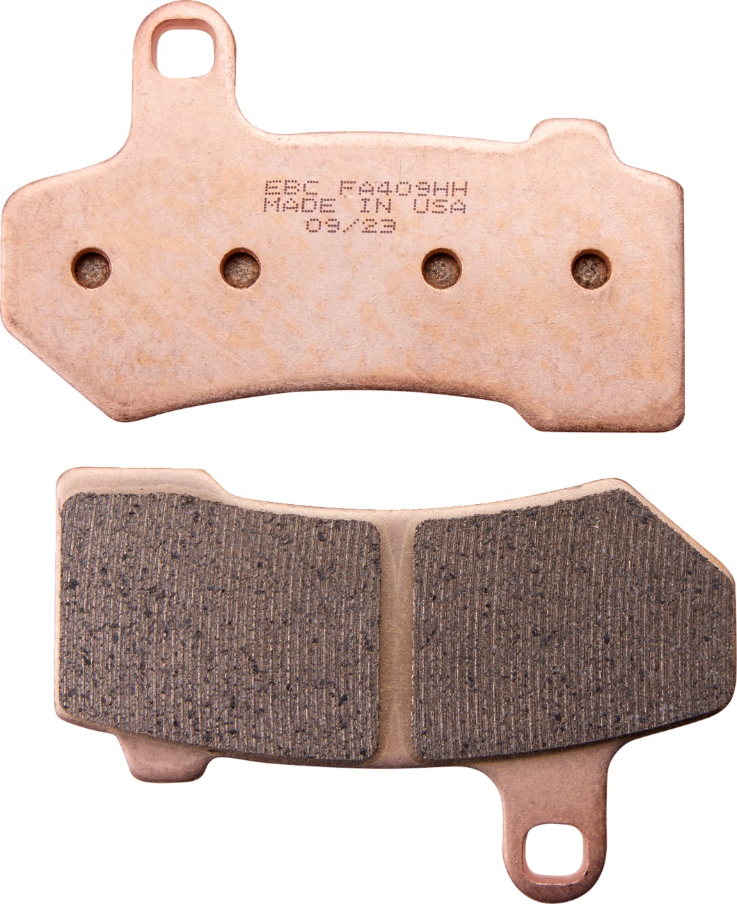 Sintered Double-H Brake Pads - Replaces H-D # 41854-08, 42897-08, 42897-06 & 42850-06 - Click Image to Close