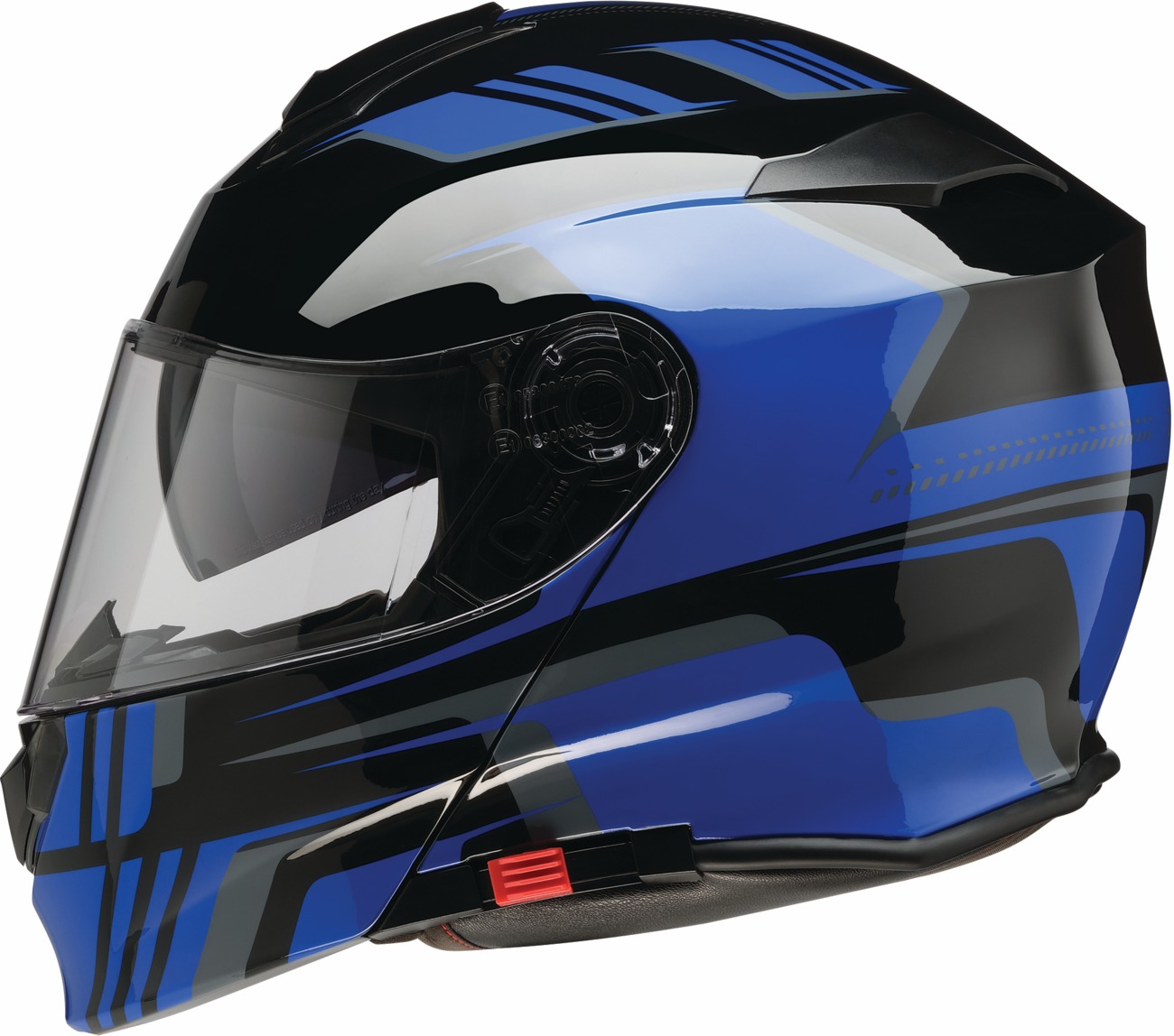 Z1R Solaris 2.0 Slater Modular Helmet XS Gloss Gray/Blue - Modular helmet with sun visor and vents - Click Image to Close