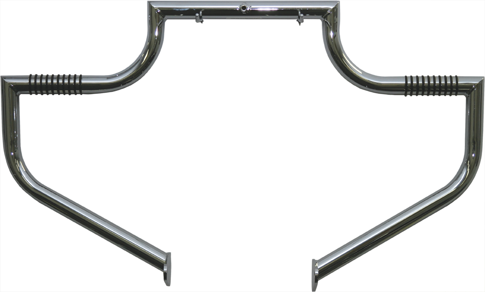 Linbar Engine Guard Chrome - For 00-18 Harley Softail - Click Image to Close