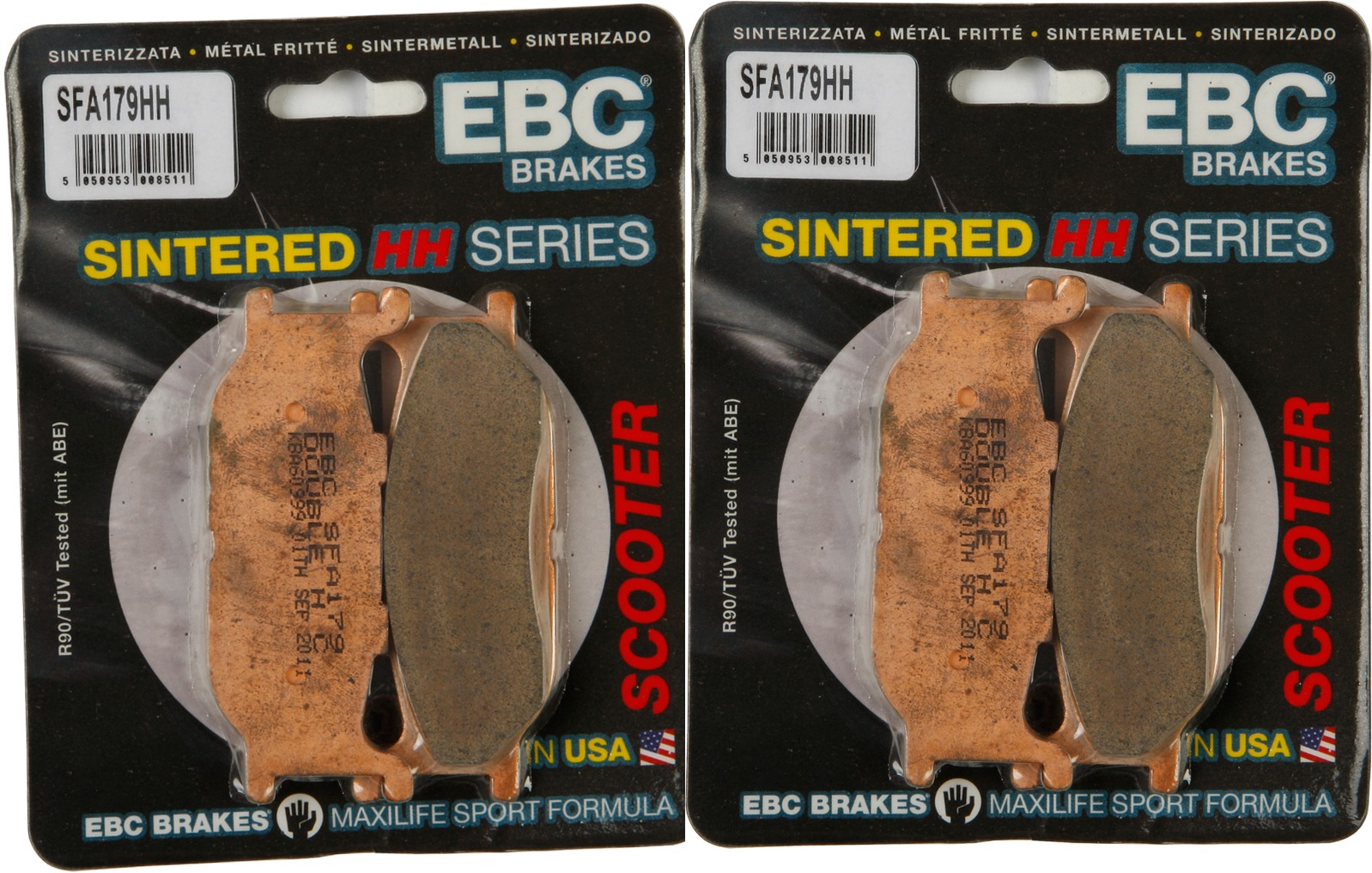 Sintered Double-H Brake Pads Front Set - Click Image to Close