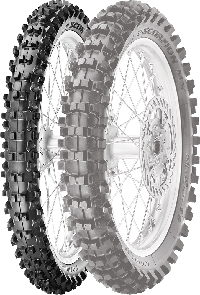 MX32 Mid-Soft Front Tire 80/100-21 51M Bias TT - Click Image to Close