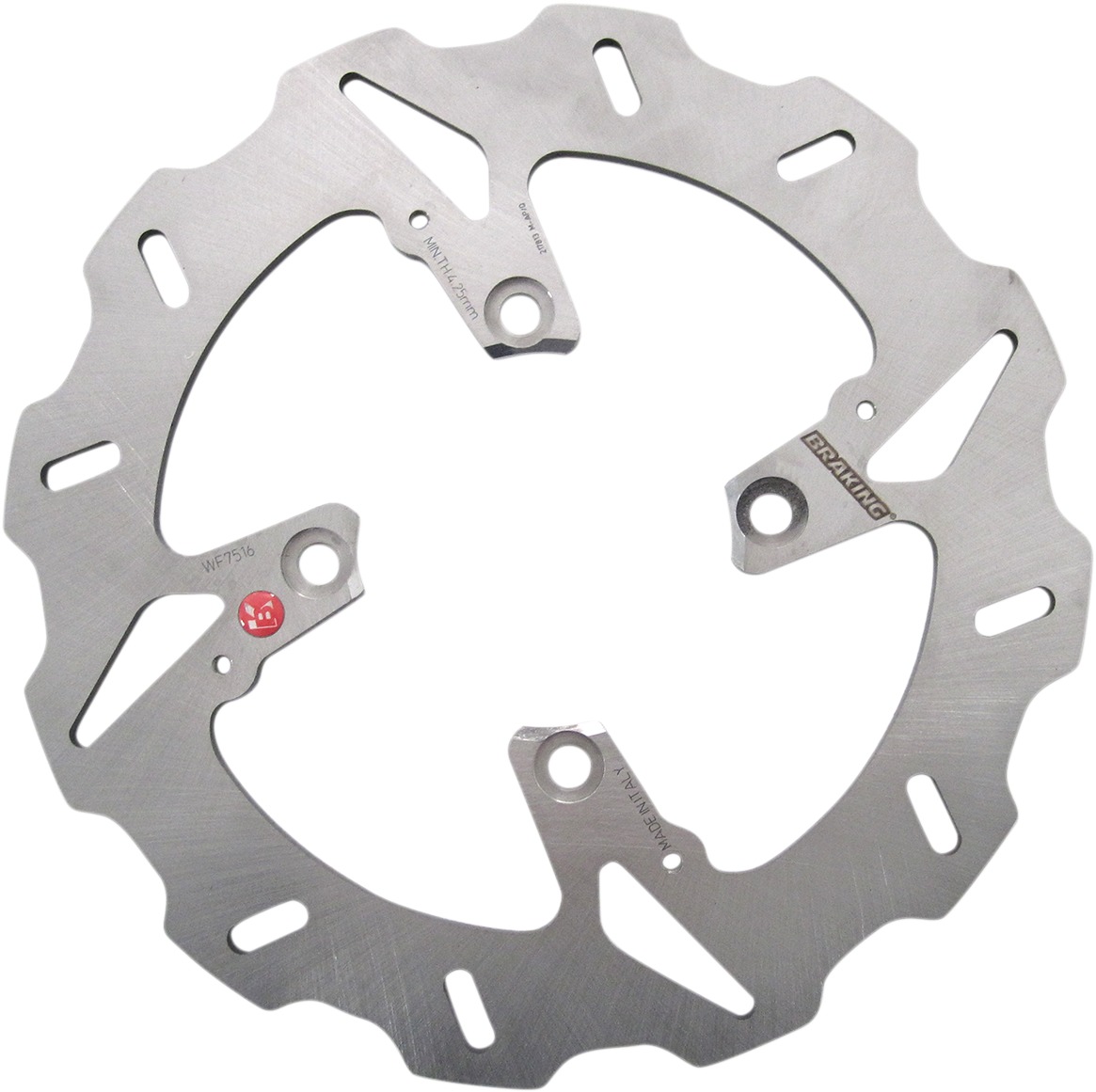 Stainless Steel Racing Rotor Rear - For 13-19 Ducati 1199 Multistrada - Click Image to Close