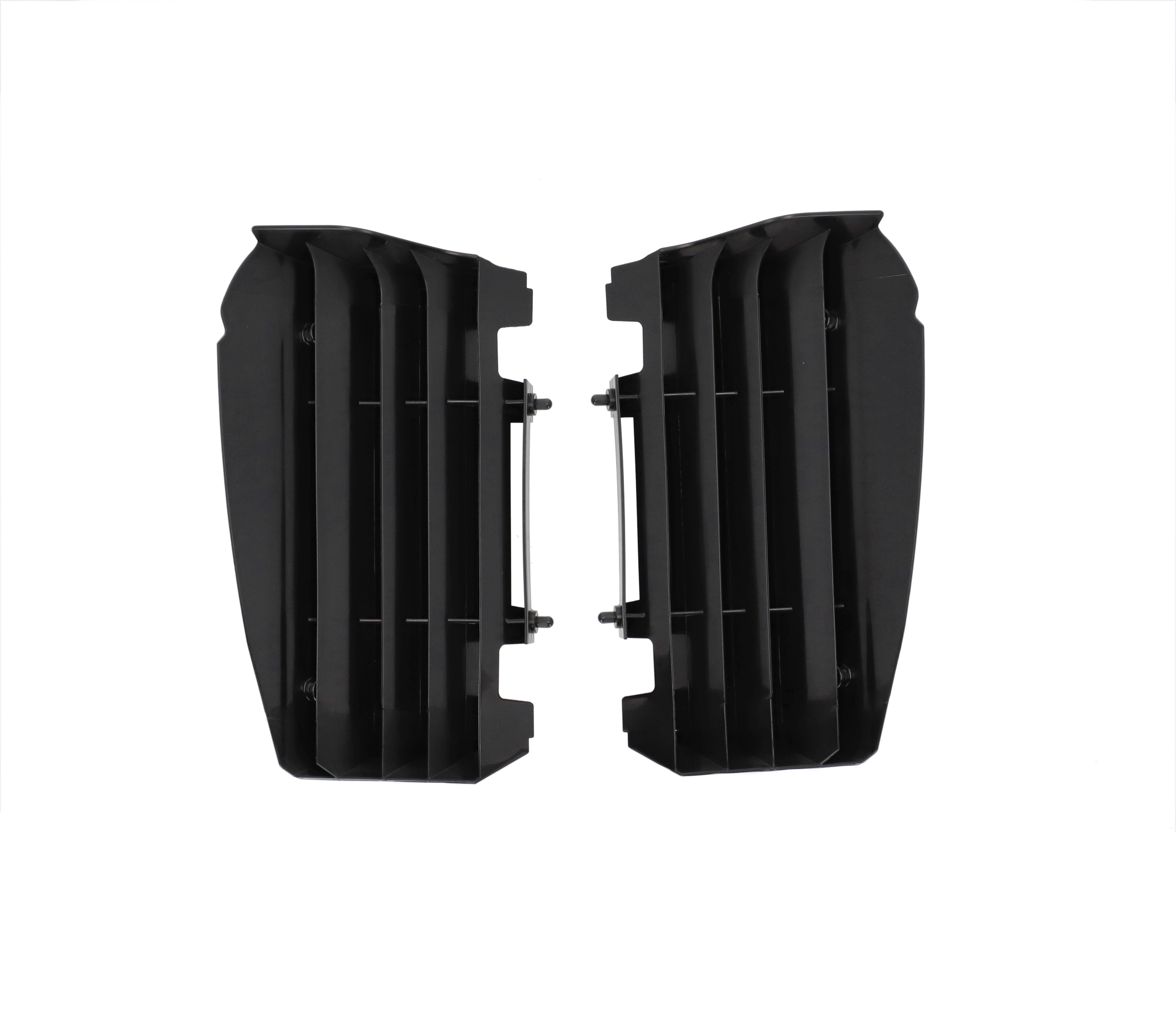 Black Radiator Louvers - For 06-23 Yamaha YZ125 & YZ250 - Click Image to Close