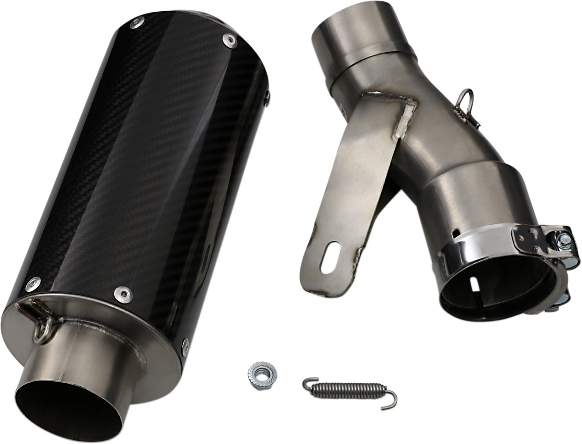 MGP 2 Growler Carbon Fiber Slip On Exhaust - For 14-16 BMW S1000R - Click Image to Close