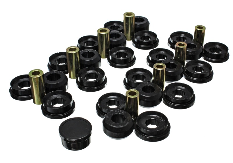 Black Rear End Control Arm Bushing Set - For 03-09 Lexus Gx470 / 07-09 Toyota FJ Cruiser - Click Image to Close