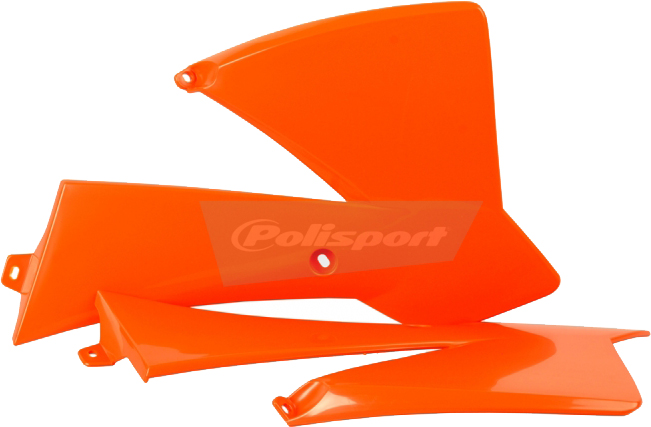 Radiator Shrouds - Orange - For 02-08 KTM 65SX 2008 65XC - Click Image to Close