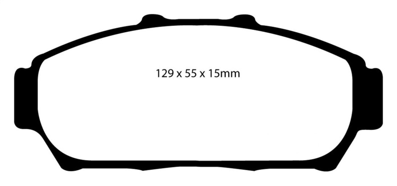 Redstuff Front Brake Pads - For 94-01 Acura Integra 1.8 - Click Image to Close