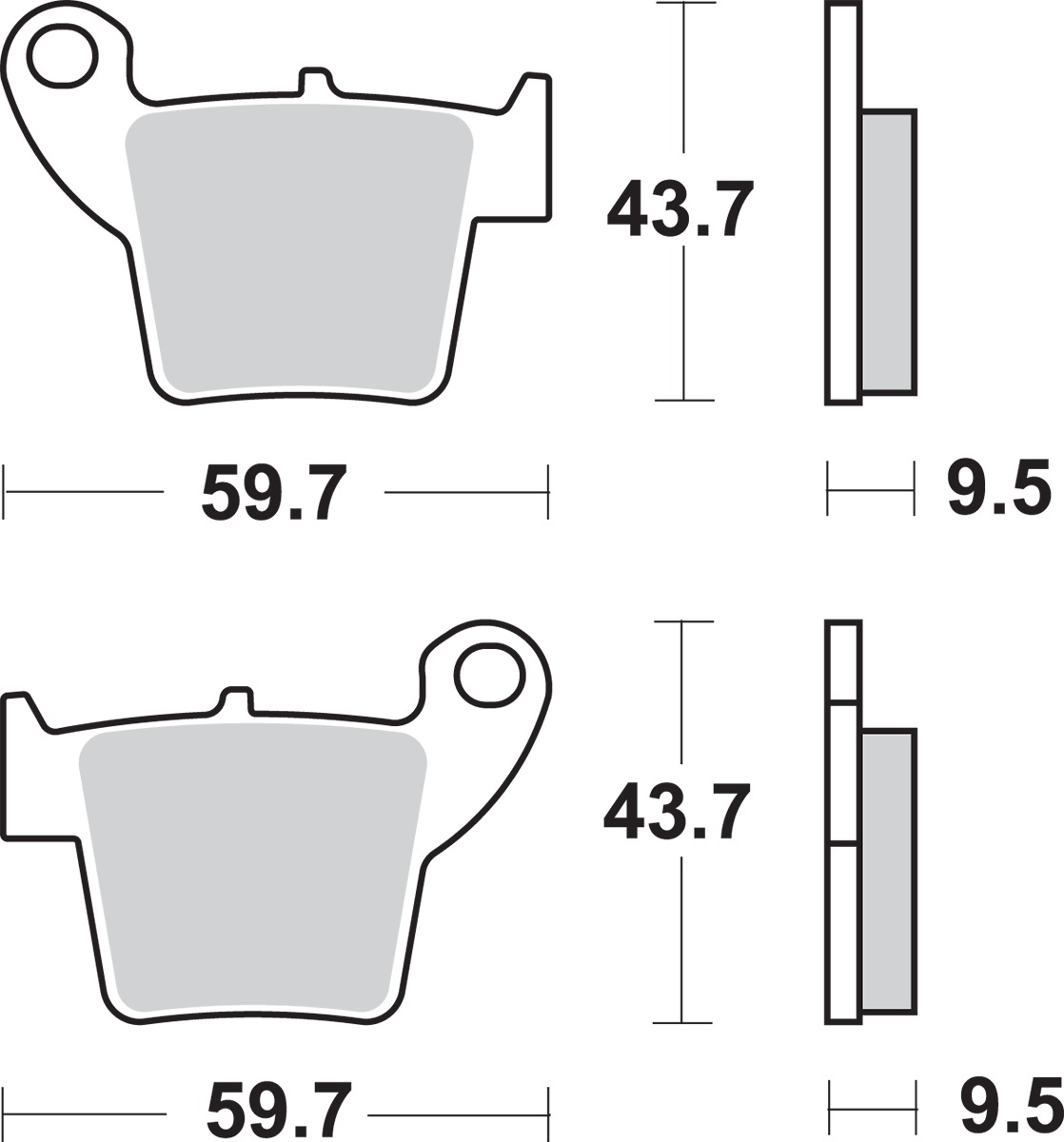 Sintered Brake Pads - 777Si Race Brake Pads Sbs - Click Image to Close