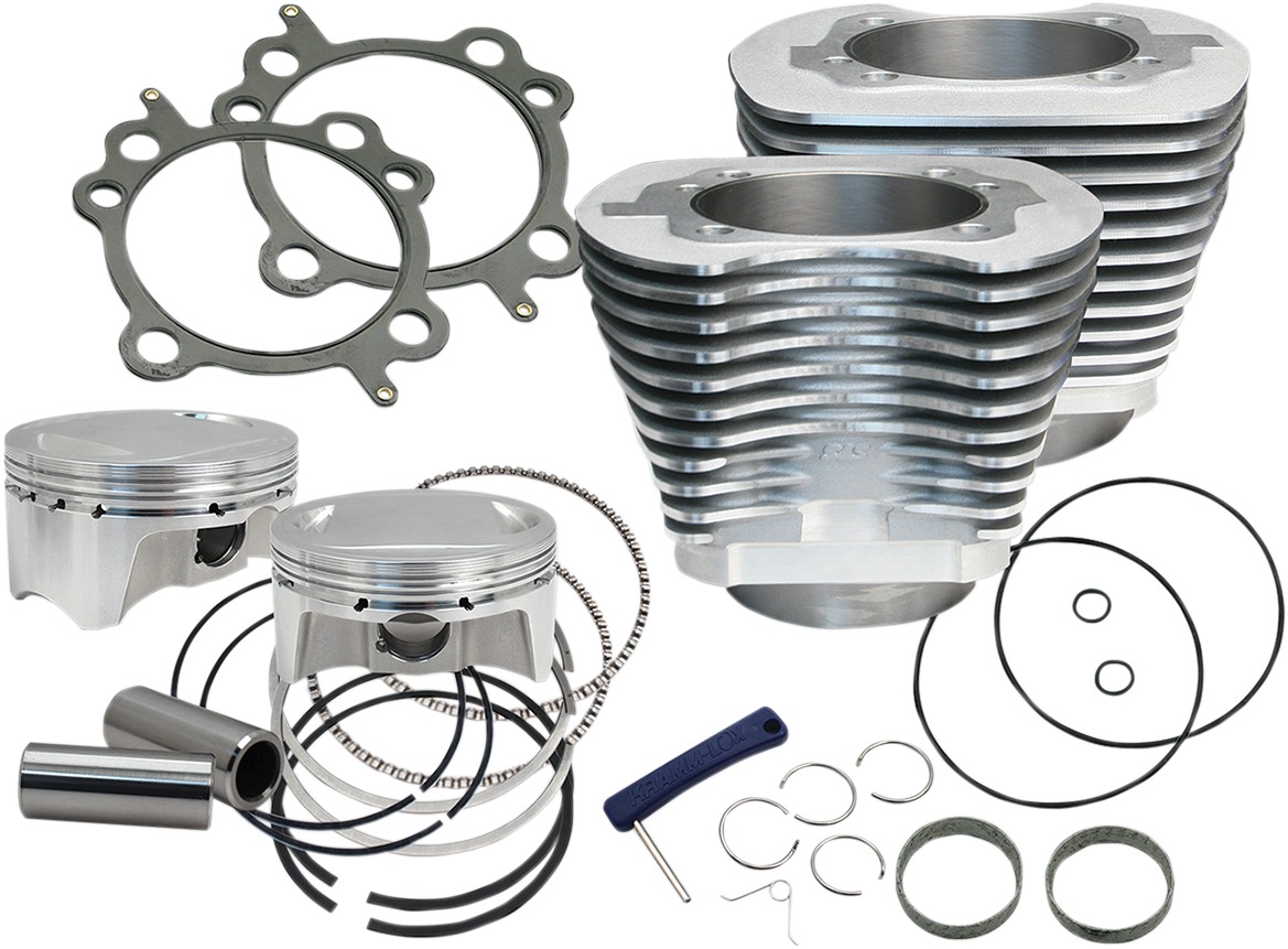 4" Sidewinder 100" and 110" Big Bore Kits - 4" Cylinder Kit Sil - Click Image to Close