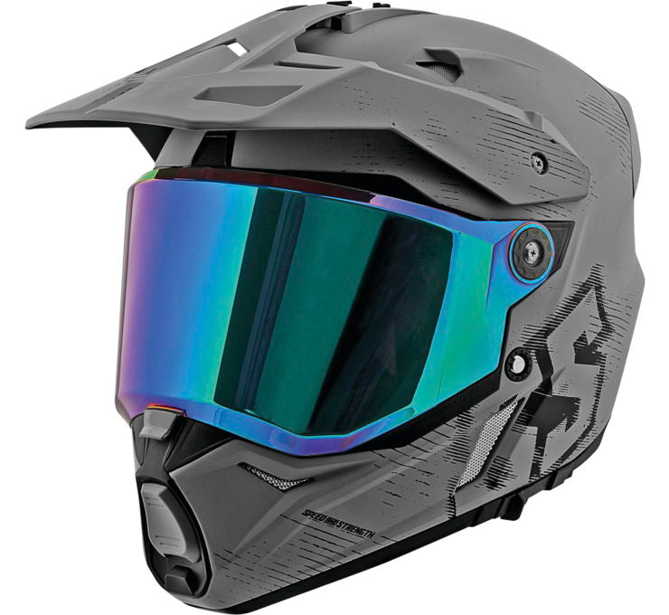 SS2600 Fame and Fortune Helmet Grey/Black - Small - Click Image to Close