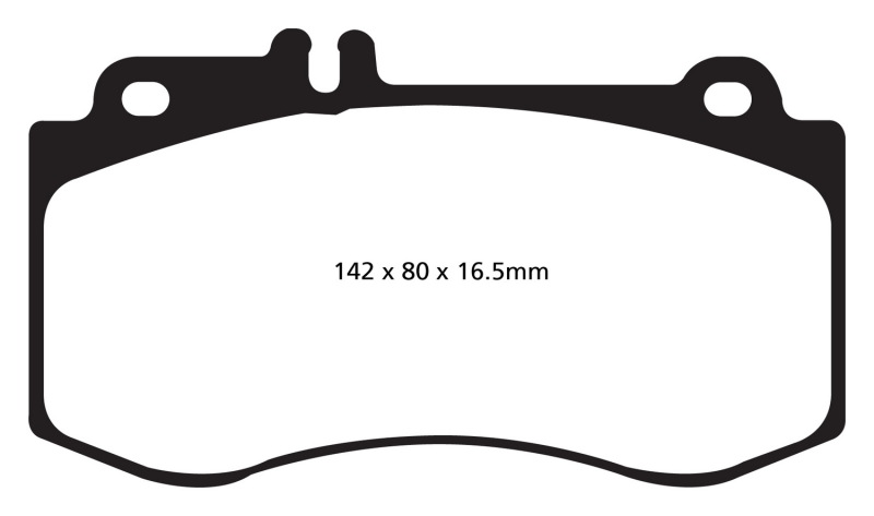 Redstuff Front Brake Pads - For 10+ Mercedes-Benz E350 3.5 AMG Sport Package - Click Image to Close