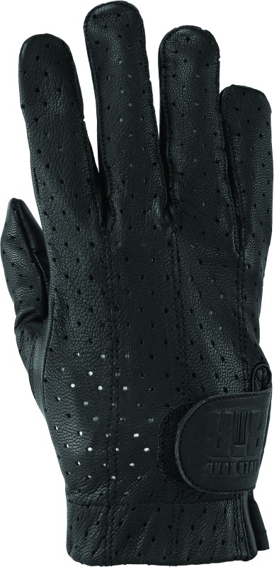 Tucson Leather Perforated Gloves Black - 3XL - Click Image to Close